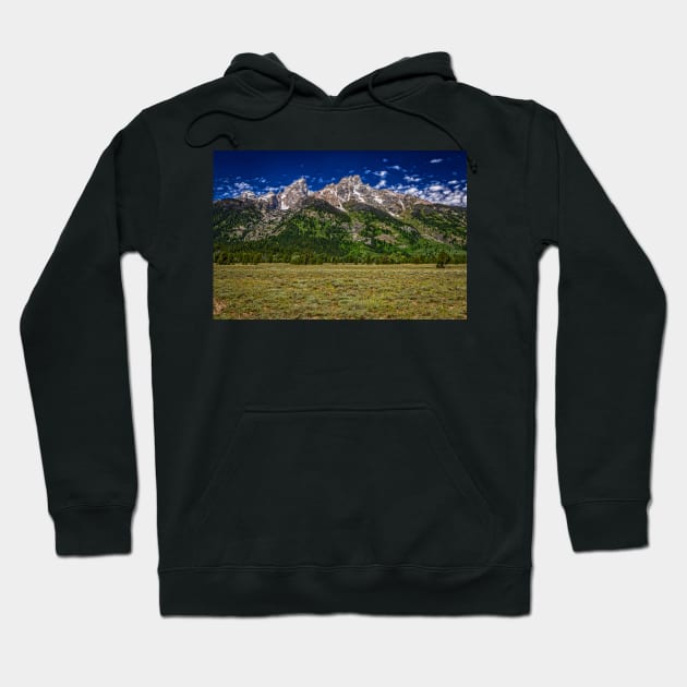 Grand Teton Mountain Range Hoodie by Gestalt Imagery